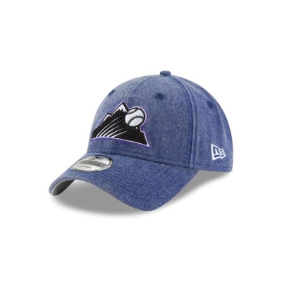 Sapca New Era Colorado Rockies MLB Rugged Heather 9TWENTY Adjustable - Negrii